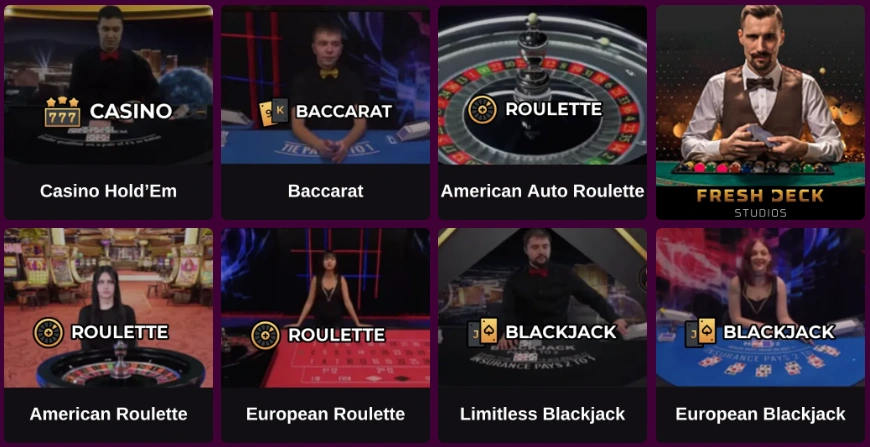 Popular Live Dealer Games at Casino Candyland